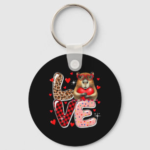 Love Capyra Sungles Hearts Valentine's Day Kids To Key Ring