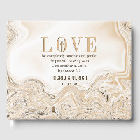 Love Caramel Marble Swirl Scripture Ephesians 4:2