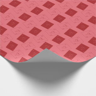 Love card wrapphing paper