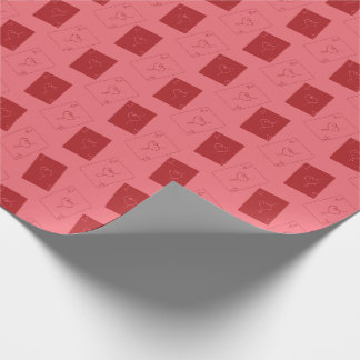 Love card wrapphing paper