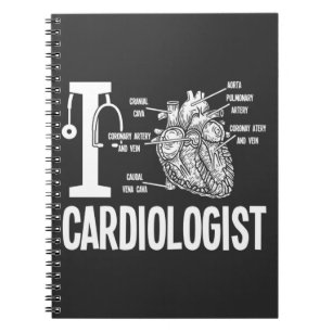 Love Cardiologist Heart Anatomy Medical Cardiology Notebook