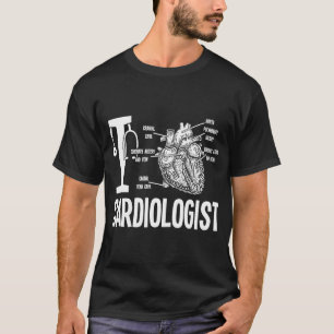 Love Cardiologist Heart Anatomy Medical Cardiology T-Shirt