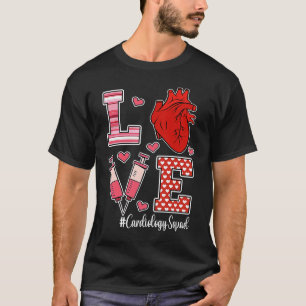 Love Cardiology Cardiologist Cardiac Nurse Valenti T-Shirt