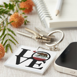 LOVE Carlsbad California Key Ring