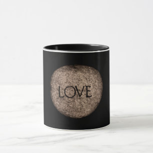 "Love" Carved Stone Mug