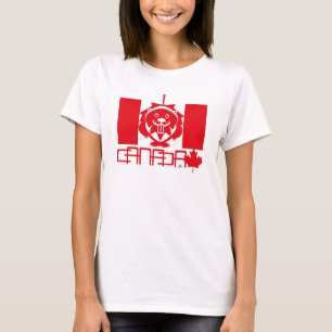 LOVE Castor/ Maple Flag Canada by Masanser T-Shirt