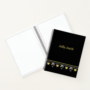 Love Cat Notebook by Poet Adiela Akoo - customise