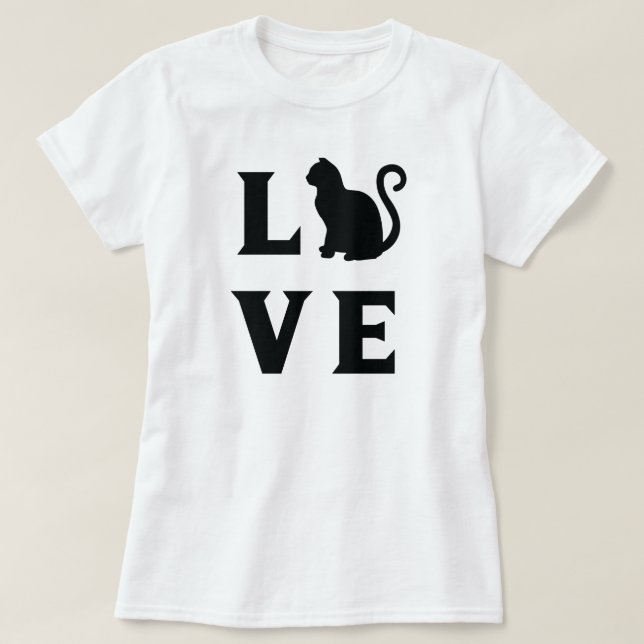 Love Cat T-Shirt (Design Front)