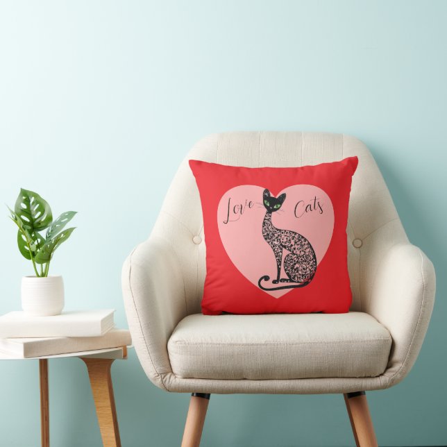 Love Cats  Cushion (Chair)
