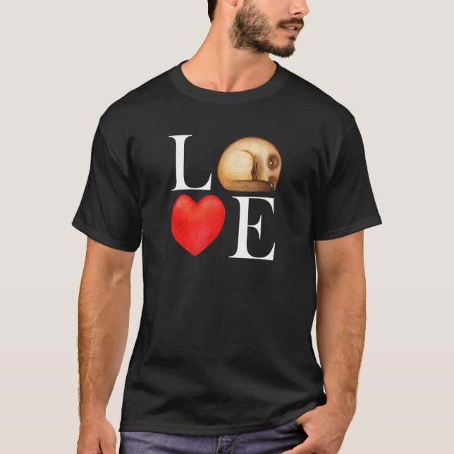Love cats for misanthropics, sarcasm meow T-Shirt (Front)