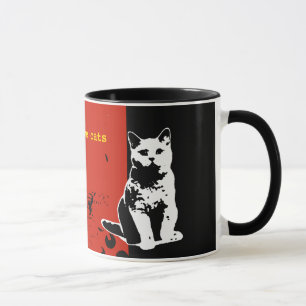 love cats - meows mug