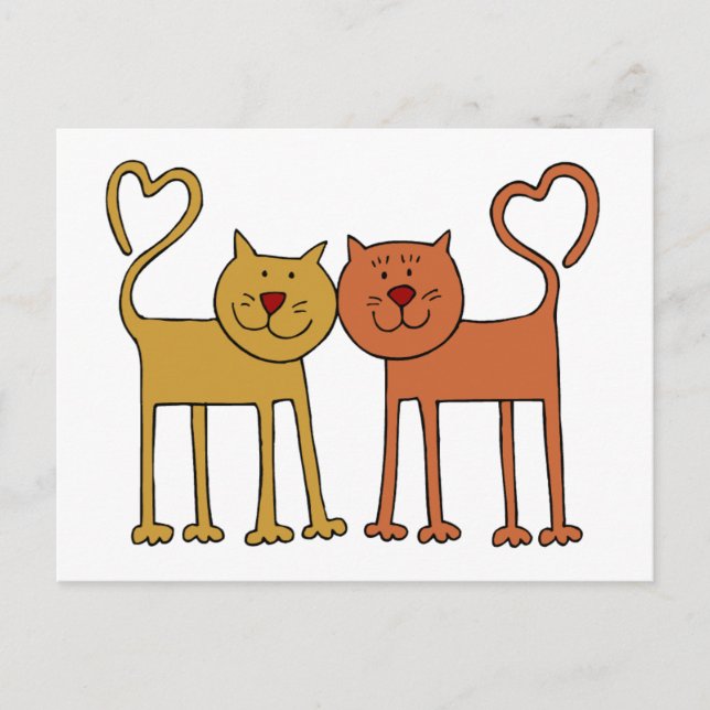 Love Cats Postcard (Front)