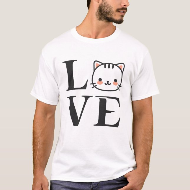 Love Cats T-Shirt (Front)
