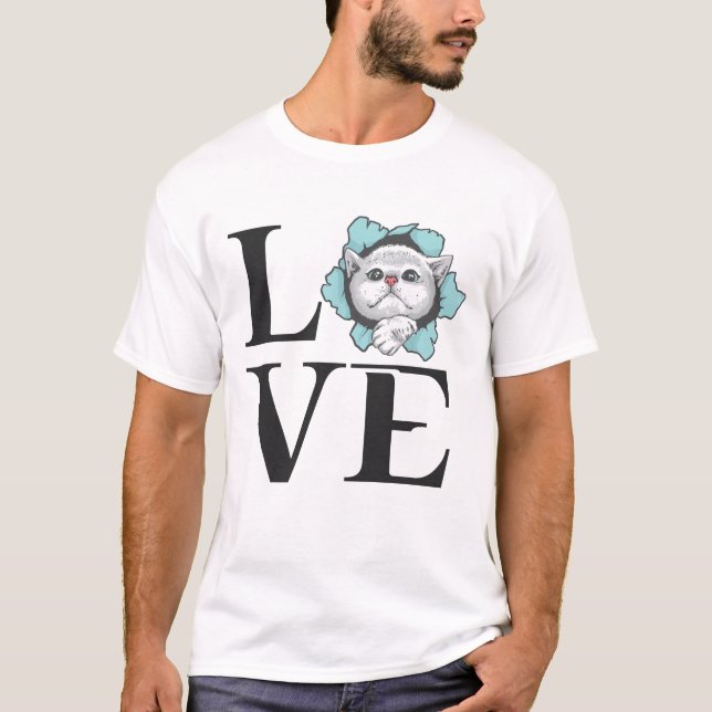 Love Cats T-Shirt (Front)