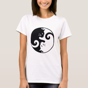 Love Cats Ying Yang T-Shirt
