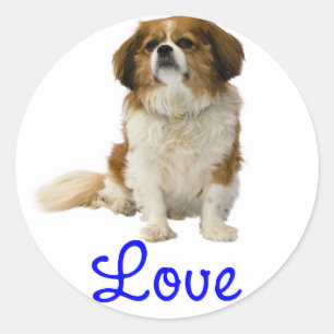 Love Cavalier King Charles Spaniel Puppy Sticker