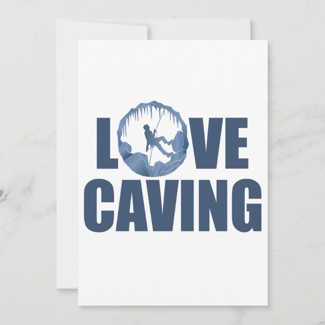 Love Caving - Cave Spelunking Speleology (Front)