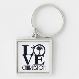 LOVE Charleston Key Ring