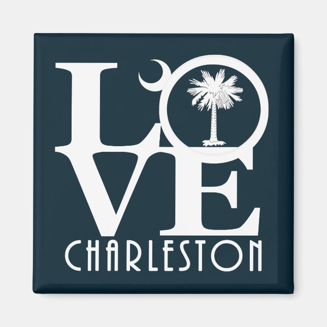 LOVE Charleston SC  Magnet (Front)