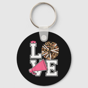 Love Cheerleading Cheerleader Key Ring