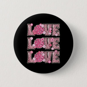 Love Cheerleading Lover Outfit Women Kids Cute Che 6 Cm Round Badge