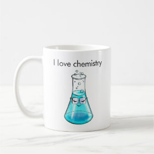 Love Chemistry Cute Science Lab Art Coffee Mug