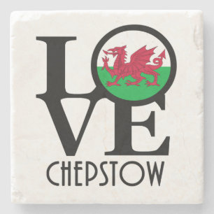 LOVE Chepstow Stone Coaster