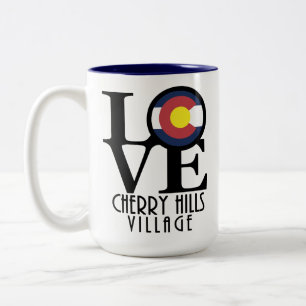 LOVE Cherry Hills Village 15oz Two-Tone Coffee Mug