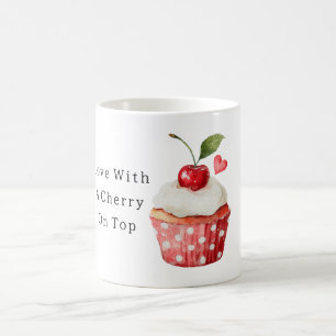 Love Cherry On Top Valentine's Day Coffee Mug