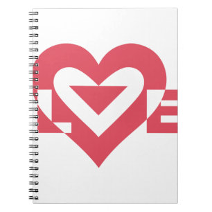 Love Cherry Pink Notebook