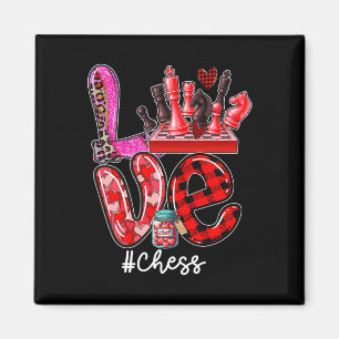 Love Chess Equipment Player Team Valentine's Day H Magnet