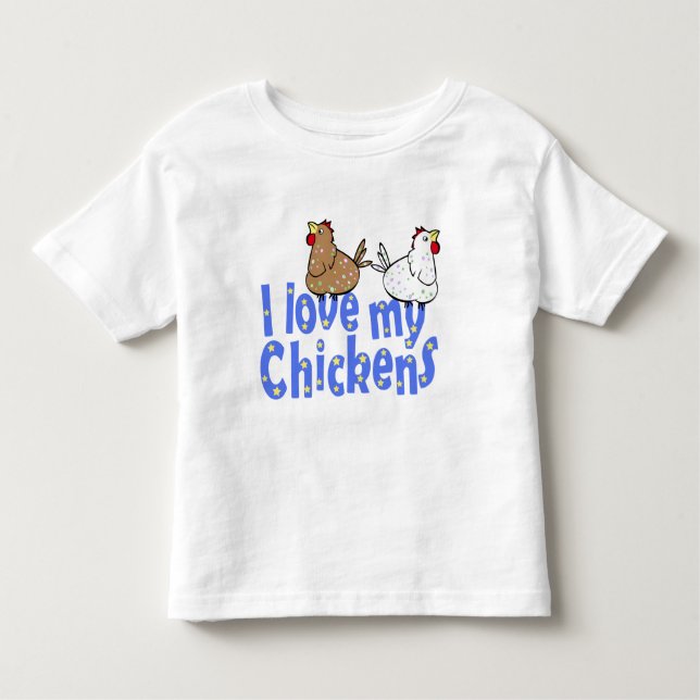 Love Chickens - Kid's T-shirt (Front)