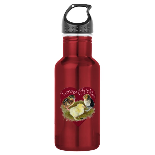 Love Chickies 532 Ml Water Bottle (Front)