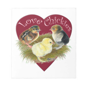 Love Chickies Notepad