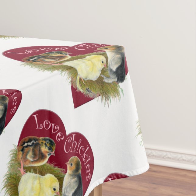 Love Chickies Tablecloth (In Situ)