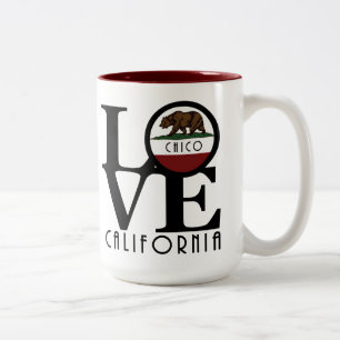 LOVE Chico California 15oz Two-Tone Coffee Mug