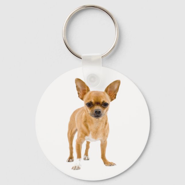 Love Chihuahua Puppy Dog Keychain (Front)