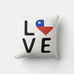 Love - Chile Flag Cushion