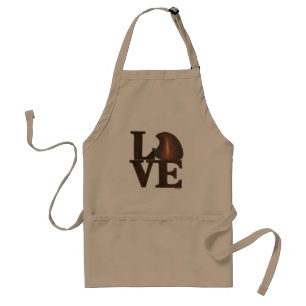 LOVE Chocolate Drop Valentine's Day Candy Sweet Standard Apron