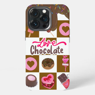 Love Chocolate" Sweet Treats iPhone 13 Case – Brow
