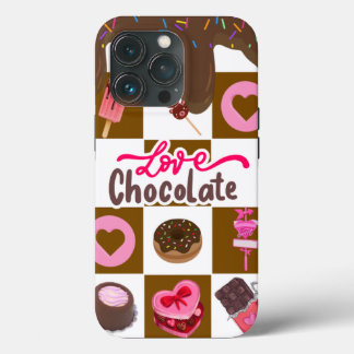 Love Chocolate" Sweet Treats iPhone 13 Case – Brow