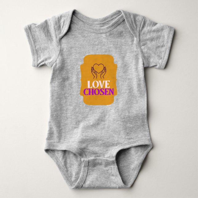 Love Chosen Adoptive Mum Baby Bodysuit (Front)