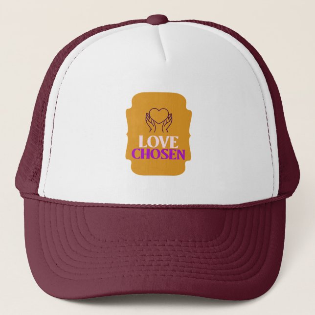 Love Chosen Adoptive Mum Trucker Hat (Front)