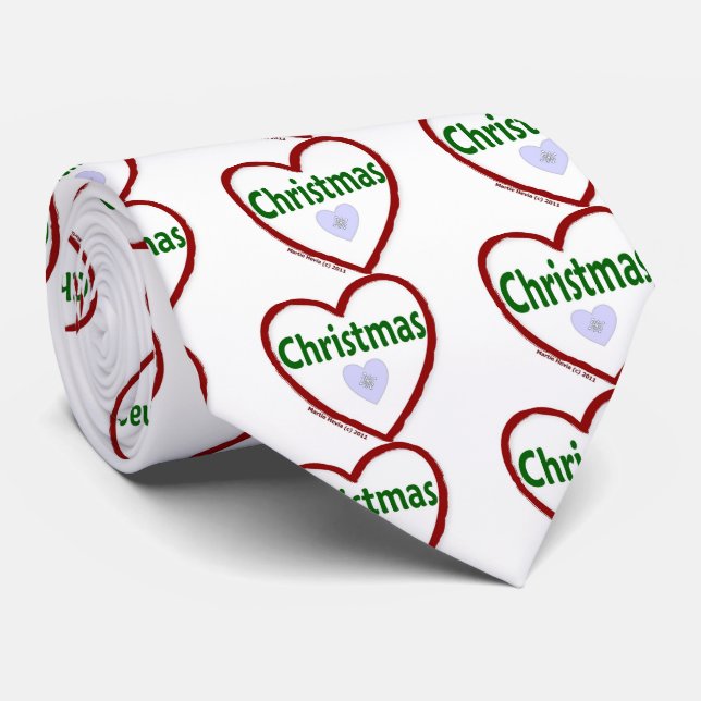 Love Christmas Tie (Rolled)