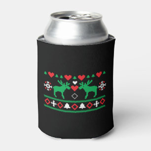 Love Christmas Ugly Can Cooler