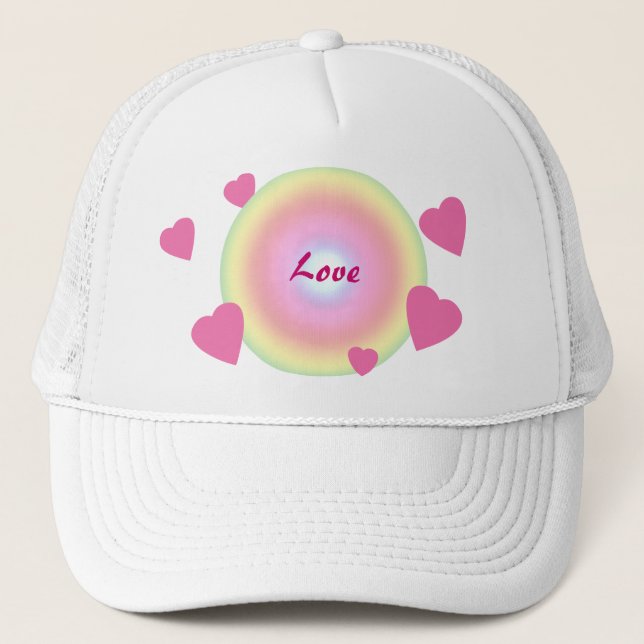 Love Circle Trucker Hat (Front)