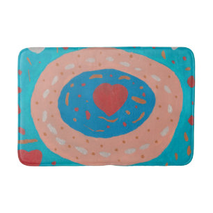 Love Circles Bath Mat