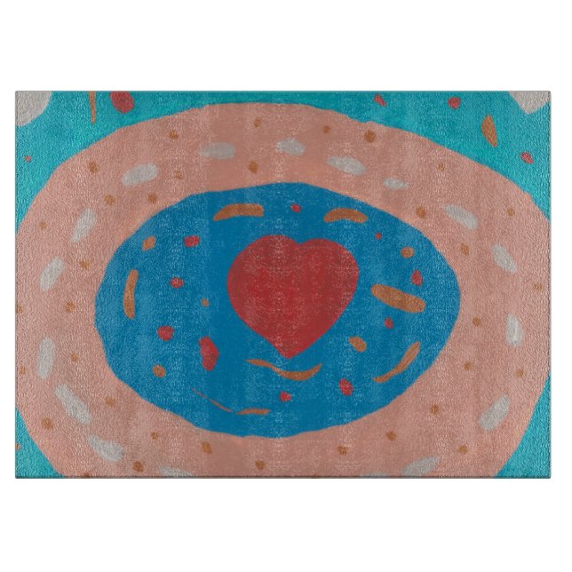 Love Circles Cutting Board (Front)