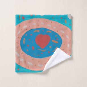 Love Circles Wash Cloth