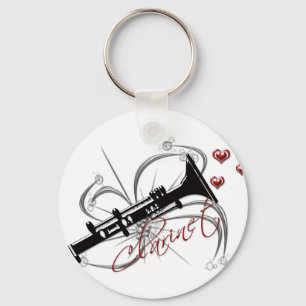Love Clarinet Key Ring